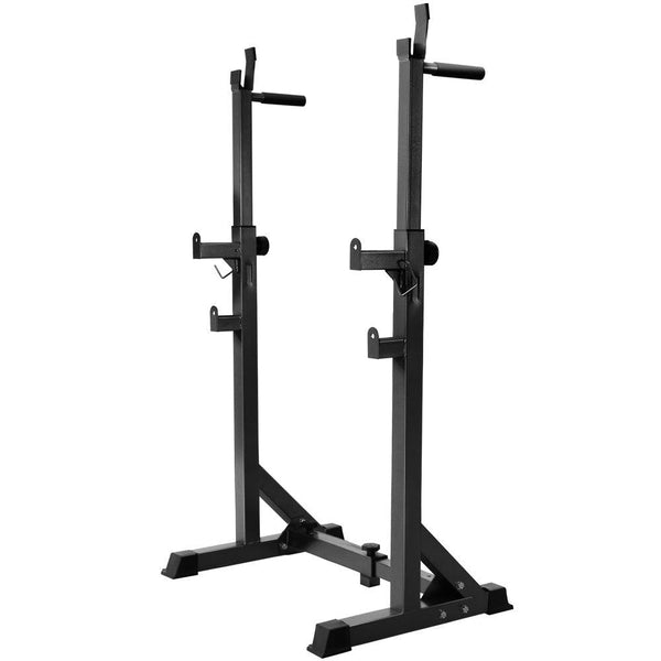 Everfit Squat Rack Pair Fitness Weight Lifting Gym Exercise Barbell Stand - John Cootes