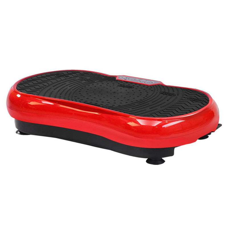 Everfit Vibration Machine Plate Platform Body Shaper Home Gym Fitness Red - John Cootes