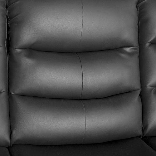 Fantasy Recliner Pu Leather 1R Black - John Cootes