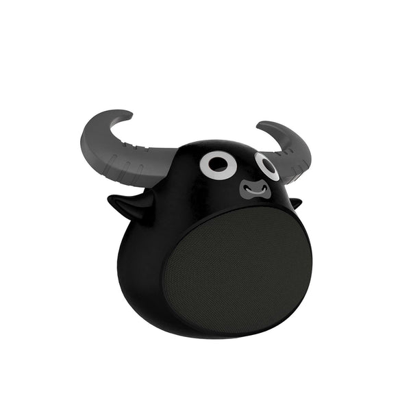 Fitsmart Bluetooth Animal Face Speaker Portable Wireless Stereo Sound - Black - John Cootes