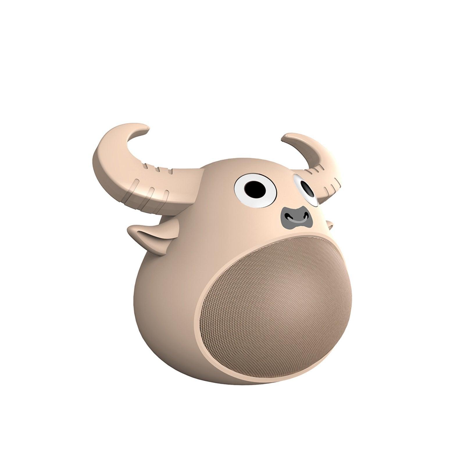 Fitsmart Bluetooth Animal Face Speaker Portable Wireless Stereo Sound - Khaki - John Cootes