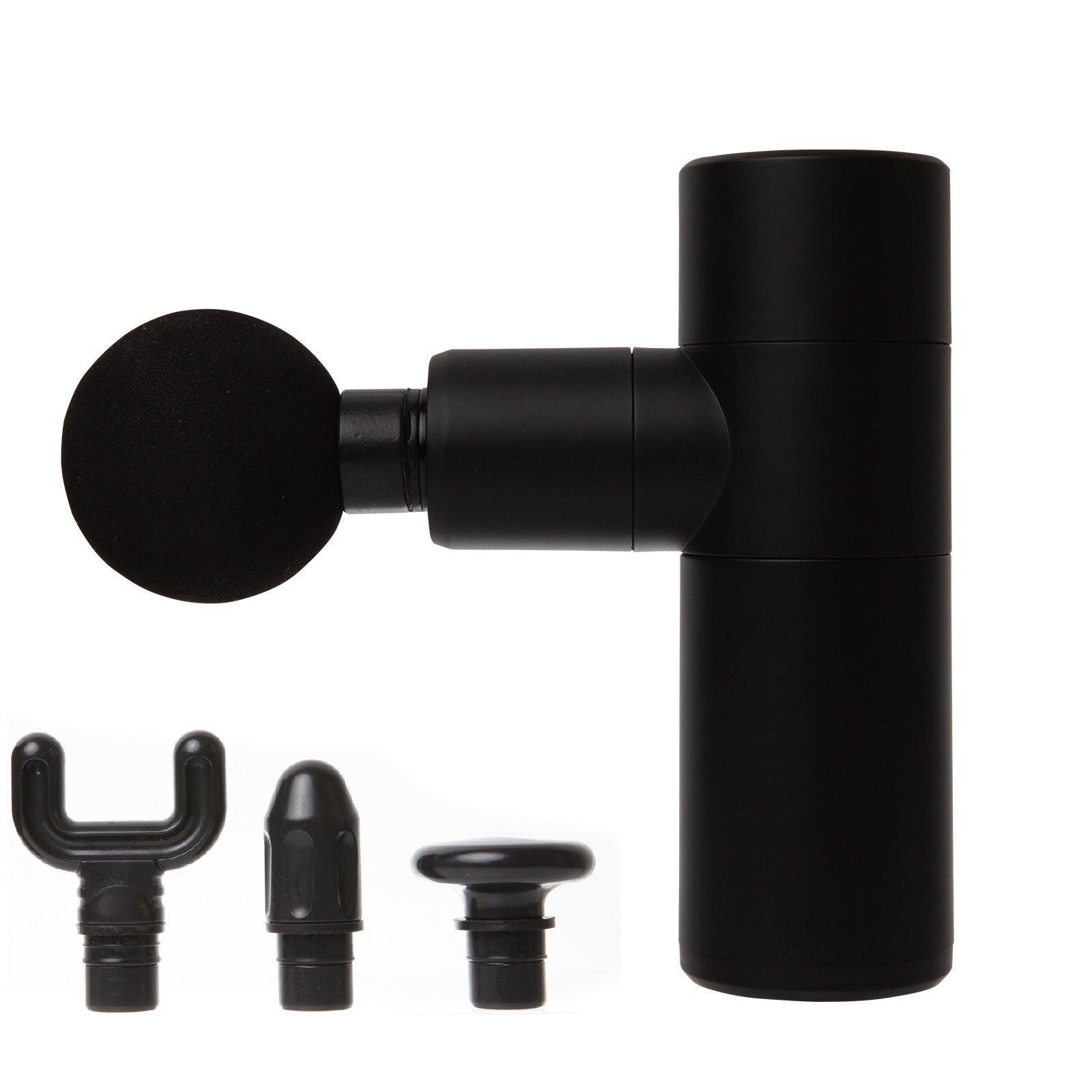 FitSmart Mini Vibration Therapy Device Massage Gun Black - John Cootes