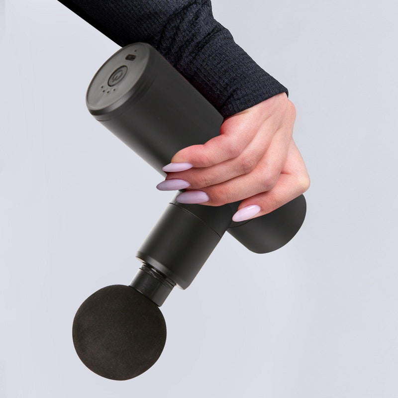FitSmart Mini Vibration Therapy Device Massage Gun Black - John Cootes