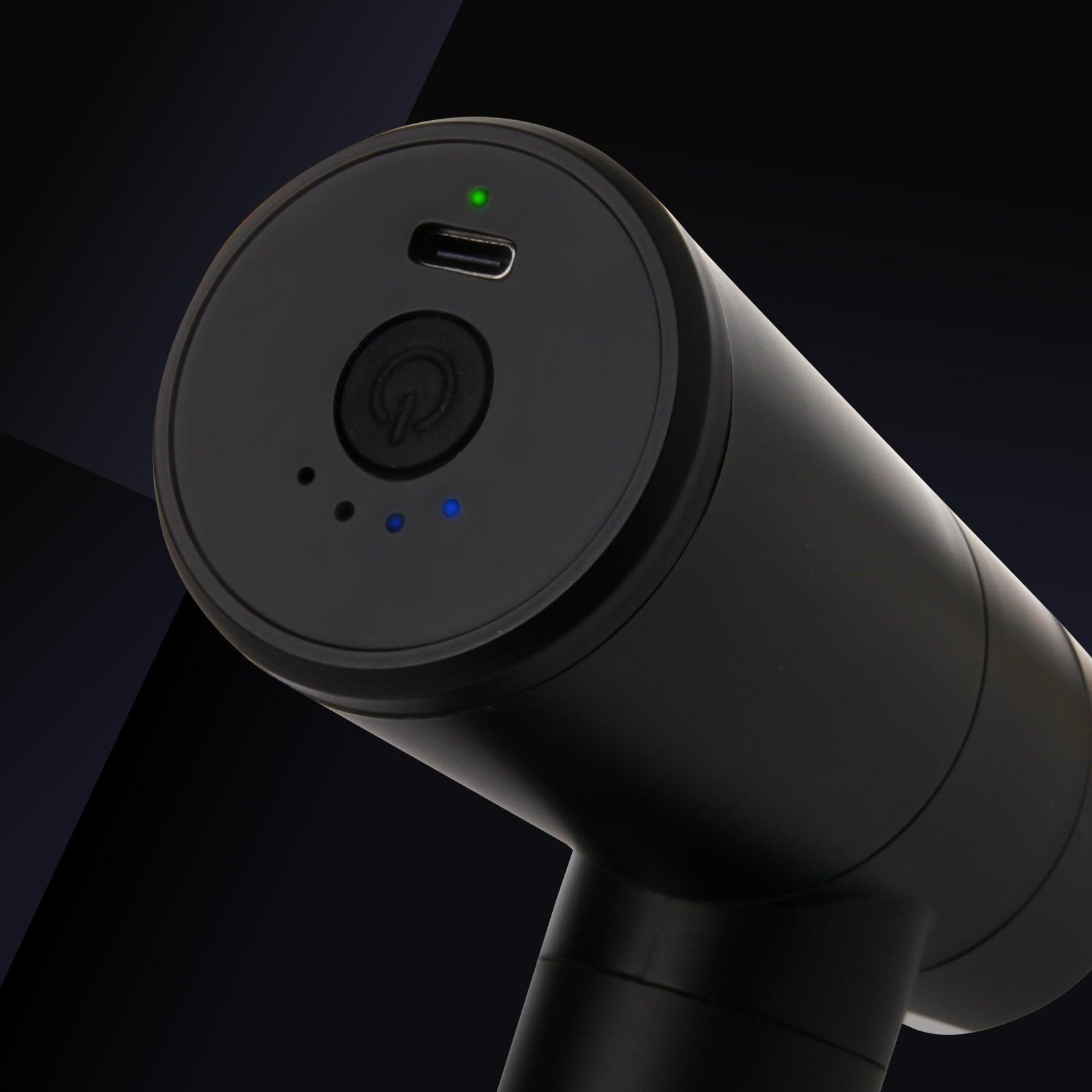 FitSmart Mini Vibration Therapy Device Massage Gun Black - John Cootes