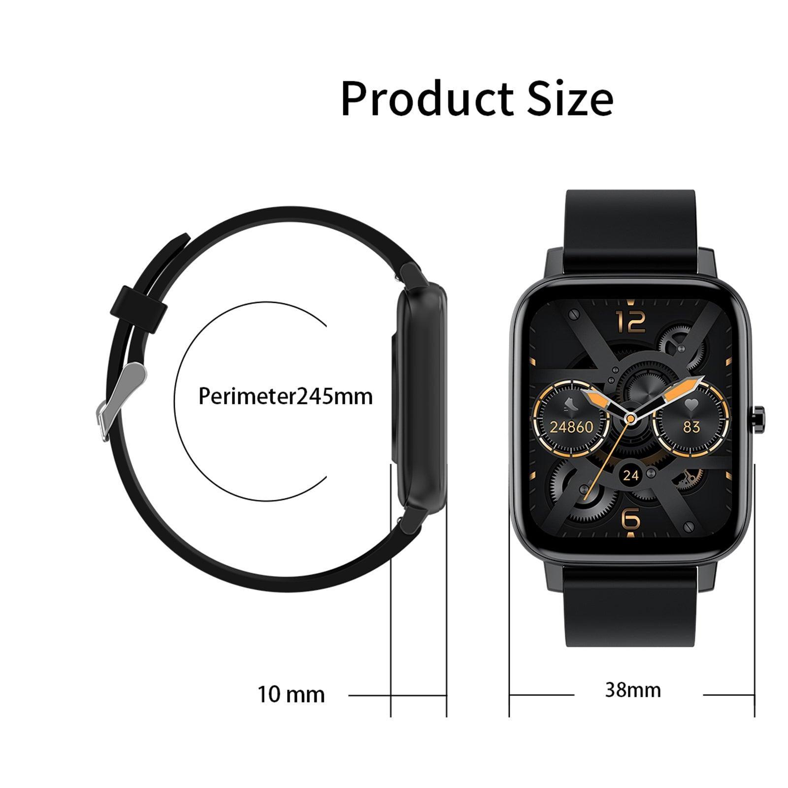 FitSmart Multi Function Smartwatch Wireless Touch Screen All In One - Black Gold - John Cootes