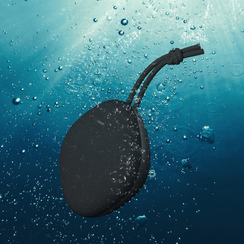 FitSmart Waterproof Bluetooth Speaker Portable Wireless Stereo Sound - Black - John Cootes
