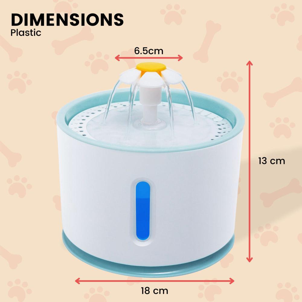 Floofi Pet Water Fountain 2.4L (Blue) FI-WD-113-ZM - John Cootes