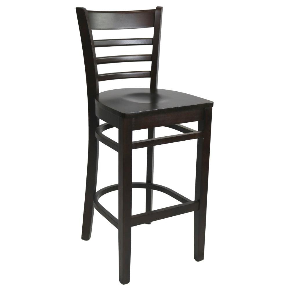 Florence Barstool - Chocolate - Ply Seat - John Cootes