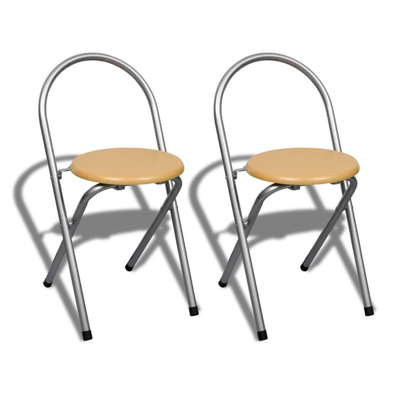 Foldable Breakfast Bar Set With 2 Chairs - John Cootes