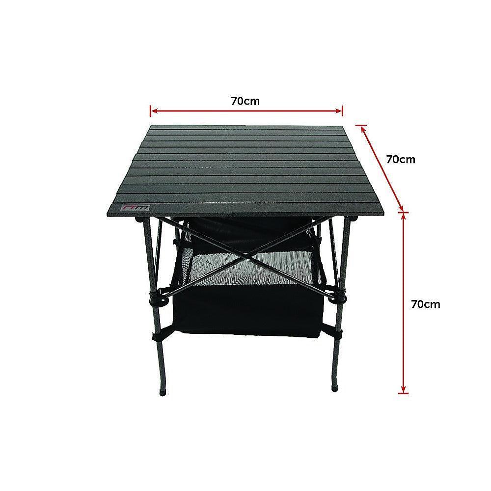 Folding Collapsible Camping Table Caravan RV Heavy Duty Steel & Aluminium - John Cootes