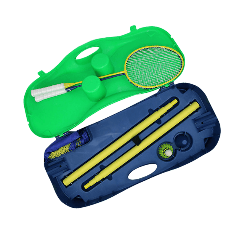 Folding Portable Badminton Combo Set Volleyball Net Outdoor Sports - John Cootes
