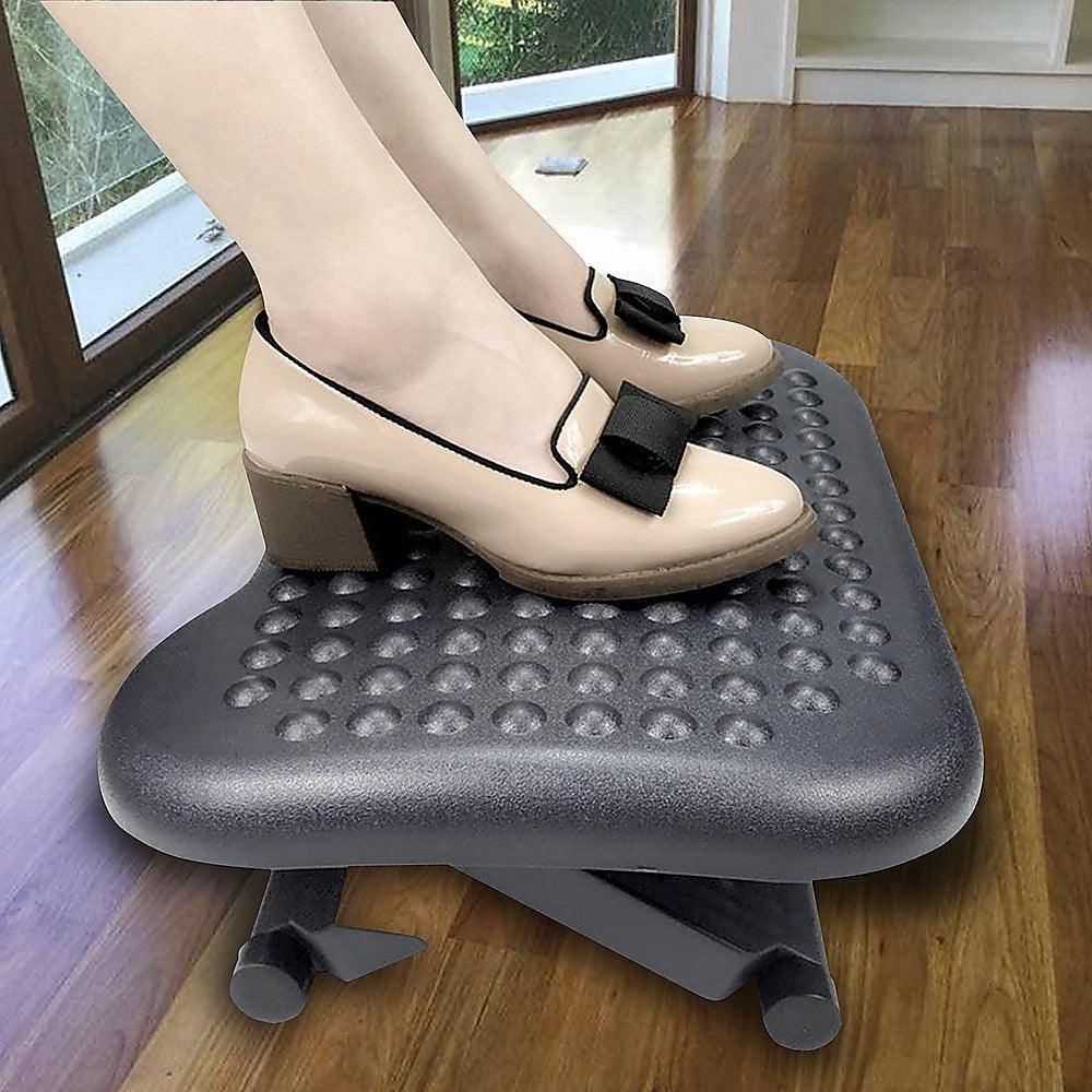 Footrest Under Desk Foot / Leg Rest for Office Chair Ergonomic Computer Plastic - John Cootes