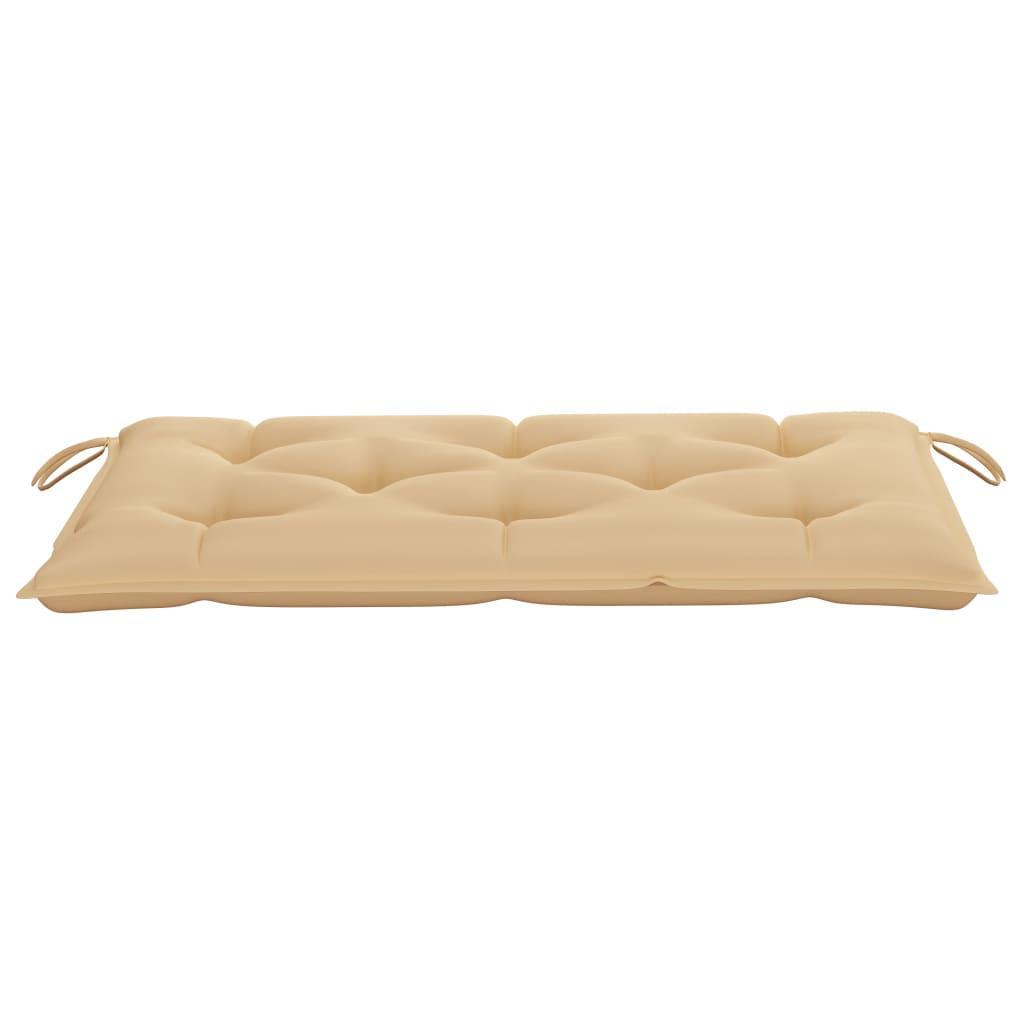 Garden Bench Cushion Beige 100x50x7 Cm Fabric - John Cootes