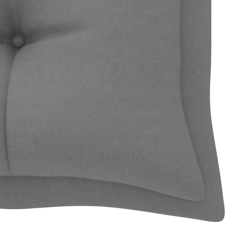 Garden Bench Cushion Grey 180x50x7 Cm Fabric - John Cootes