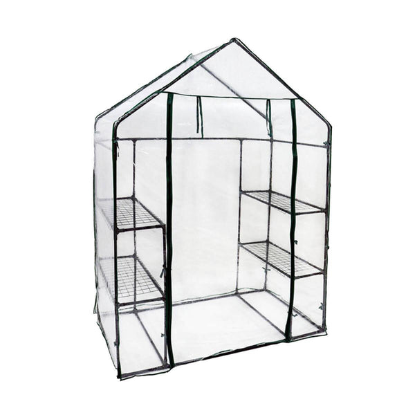 Garden Greens Greenhouse Walk-In Shed 3 Tier Solid Structure & Quality 1.95m - John Cootes