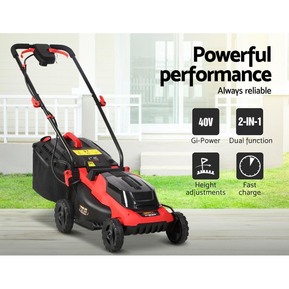 Garden Lawn Mower Cordless Lawnmower Electric Lithium Battery 40V - John Cootes