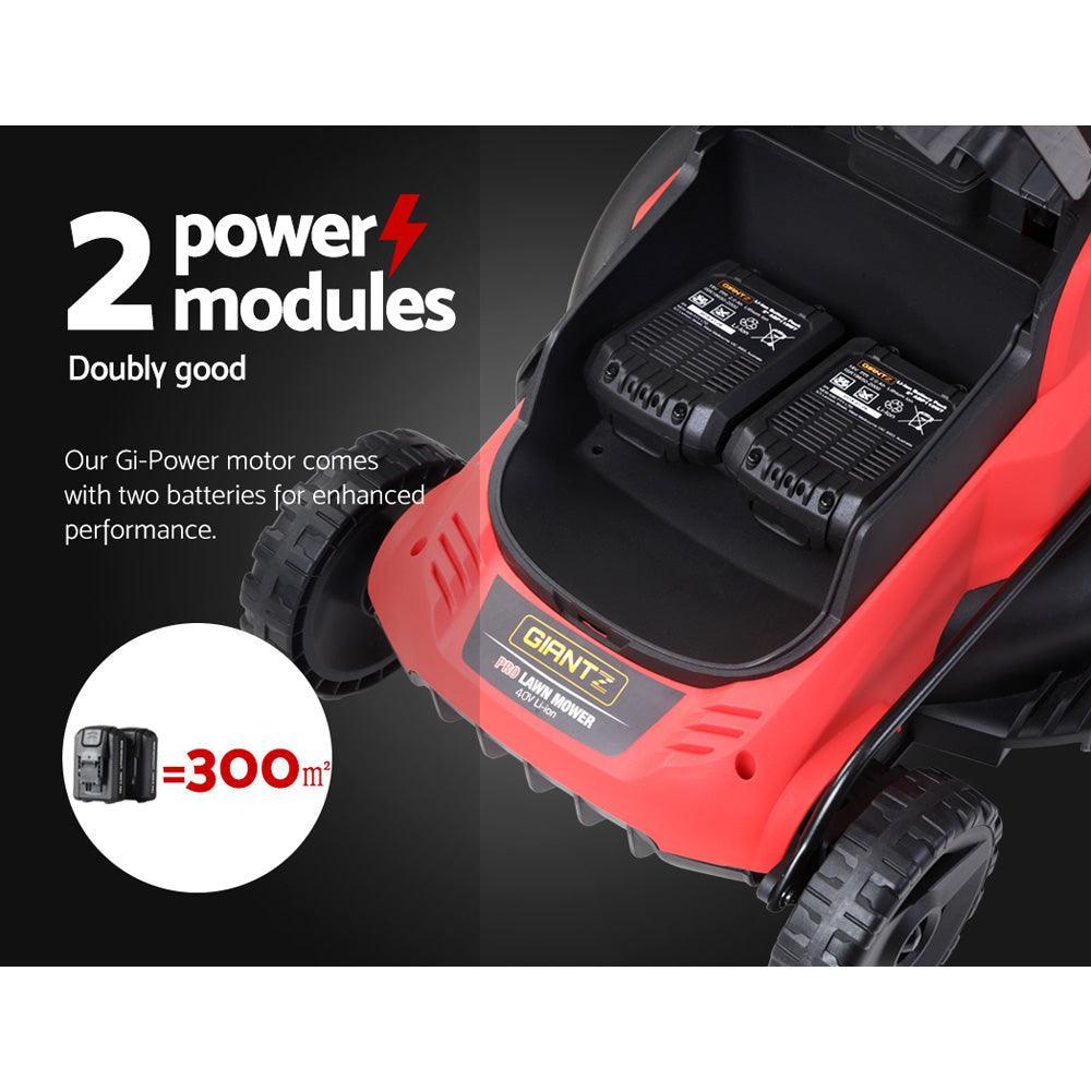 Garden Lawn Mower Cordless Lawnmower Electric Lithium Battery 40V - John Cootes