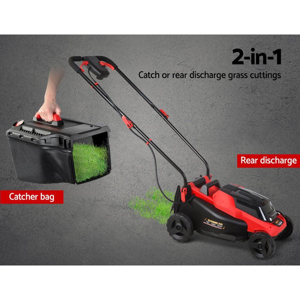 Garden Lawn Mower Cordless Lawnmower Electric Lithium Battery 40V - John Cootes