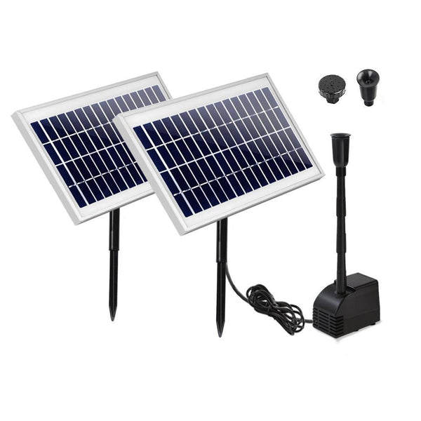 Gardeon 110W Solar Powered Water Pond Pump Outdoor Submersible Fountains - John Cootes
