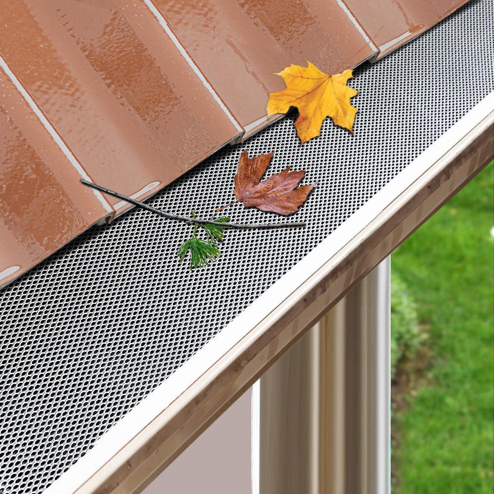 Gardeon 20m Gutter Guard Aluminium Leaf Mesh 100x20cm Twigs Filter - John Cootes