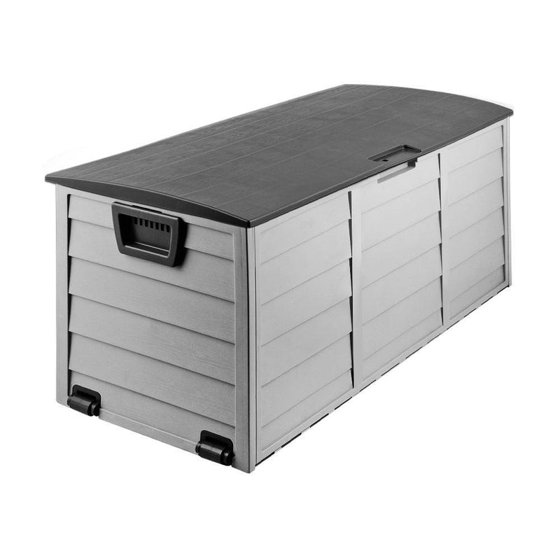 Gardeon 290L Outdoor Storage Box - Black - John Cootes