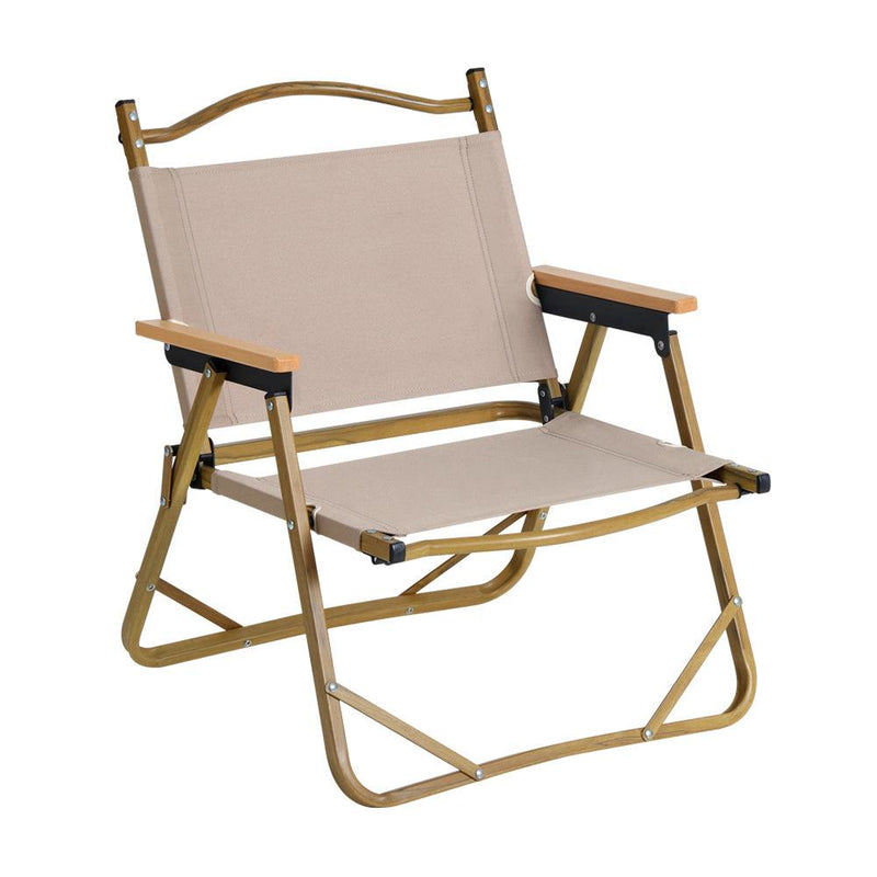 Gardeon 2PC Outdoor Camping Chairs Portable Folding Beach Chair Aluminium Furniture - John Cootes