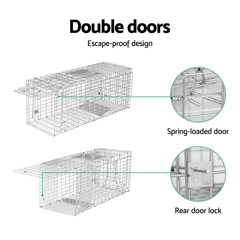 Gardeon Animal Trap Humane Possum Cage Live Animal Catch Rabbit Cat Hare Fox - John Cootes