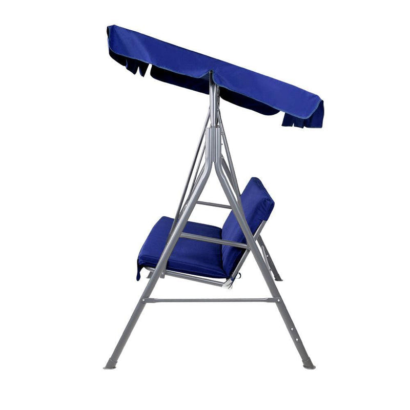 Gardeon Canopy Swing Chair - Navy - John Cootes