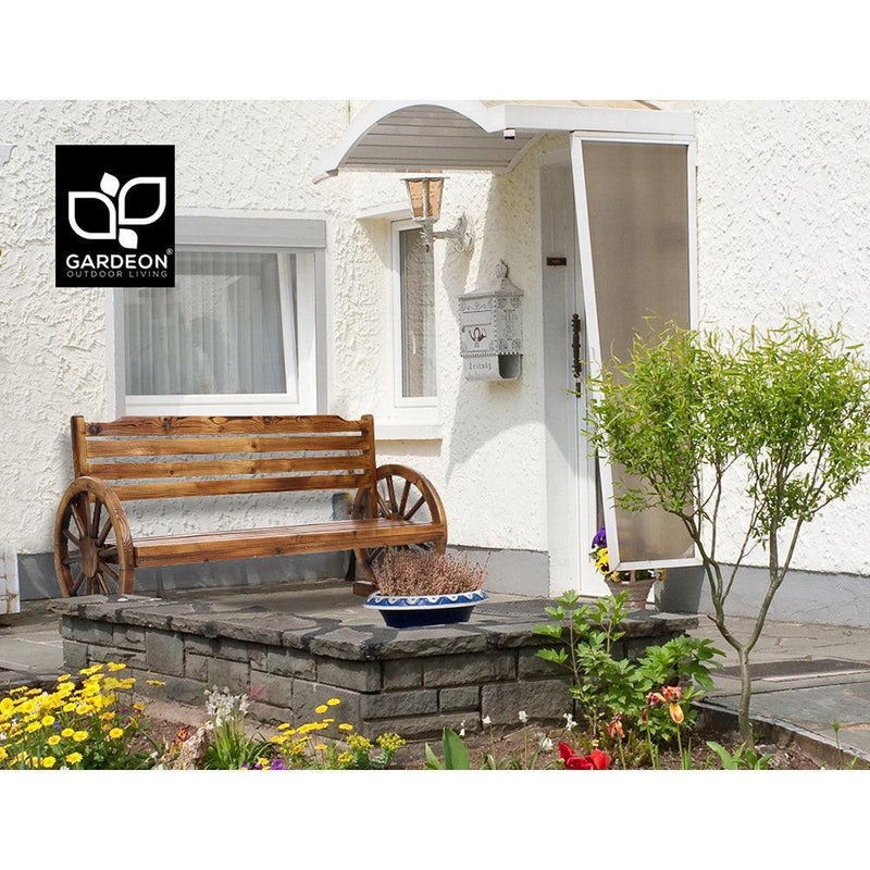 Gardeon Garden Bench Wooden Wagon Chair 3 Seat Outdoor Furniture Backyard Lounge - John Cootes