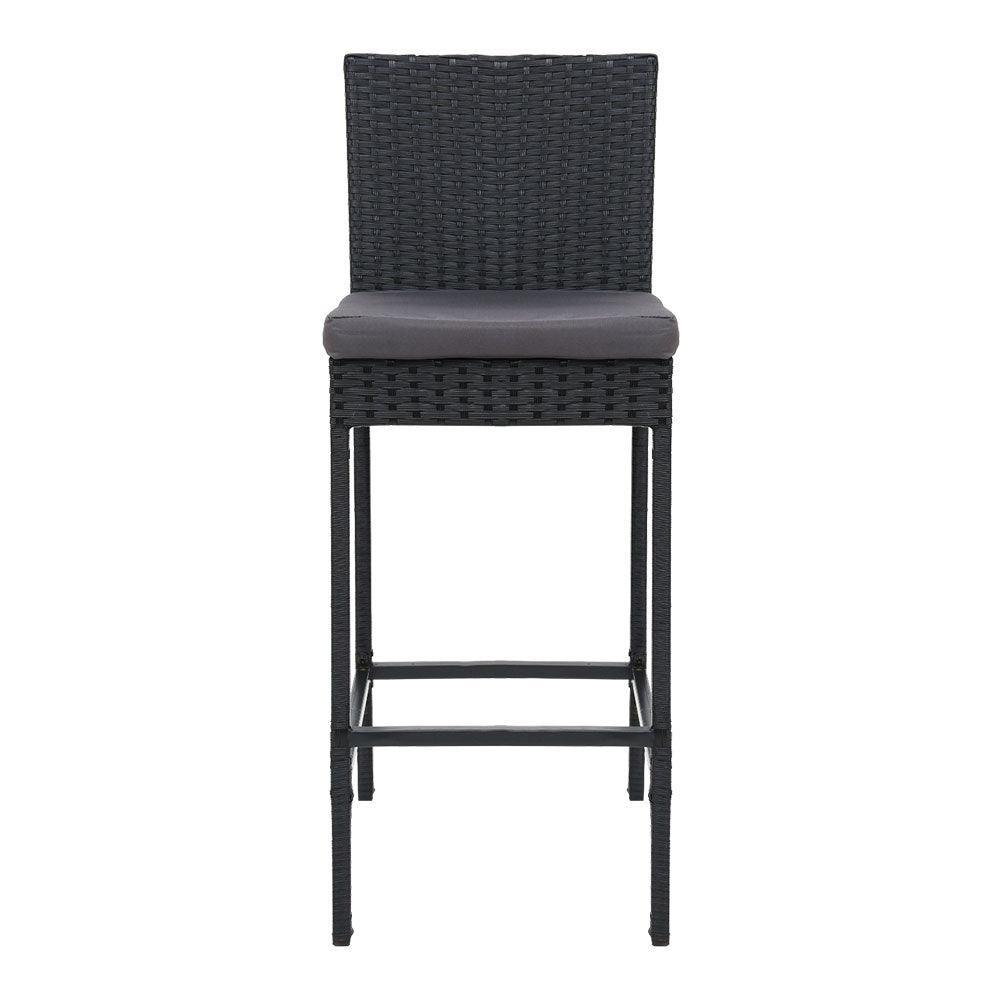 Gardeon Outdoor Bar Stools Dining Chairs Rattan Furniture X2 - John Cootes