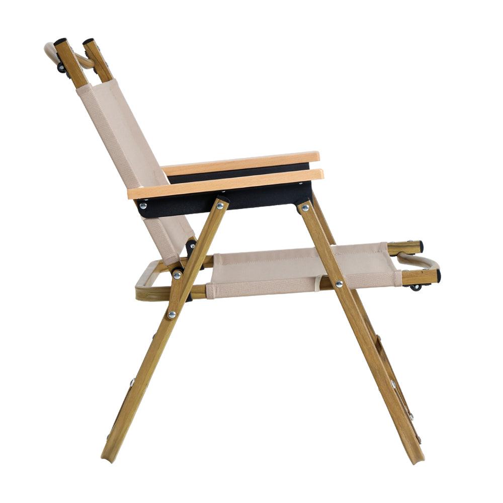 Gardeon Outdoor Camping Chairs Portable Folding Beach Chair Aluminium Furniture - John Cootes