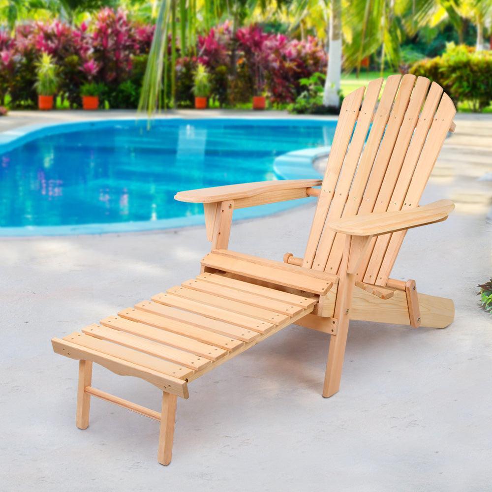 Gardeon Outdoor Furniture Sun Lounge Chairs Beach Chair Recliner Adirondack Patio Garden - John Cootes