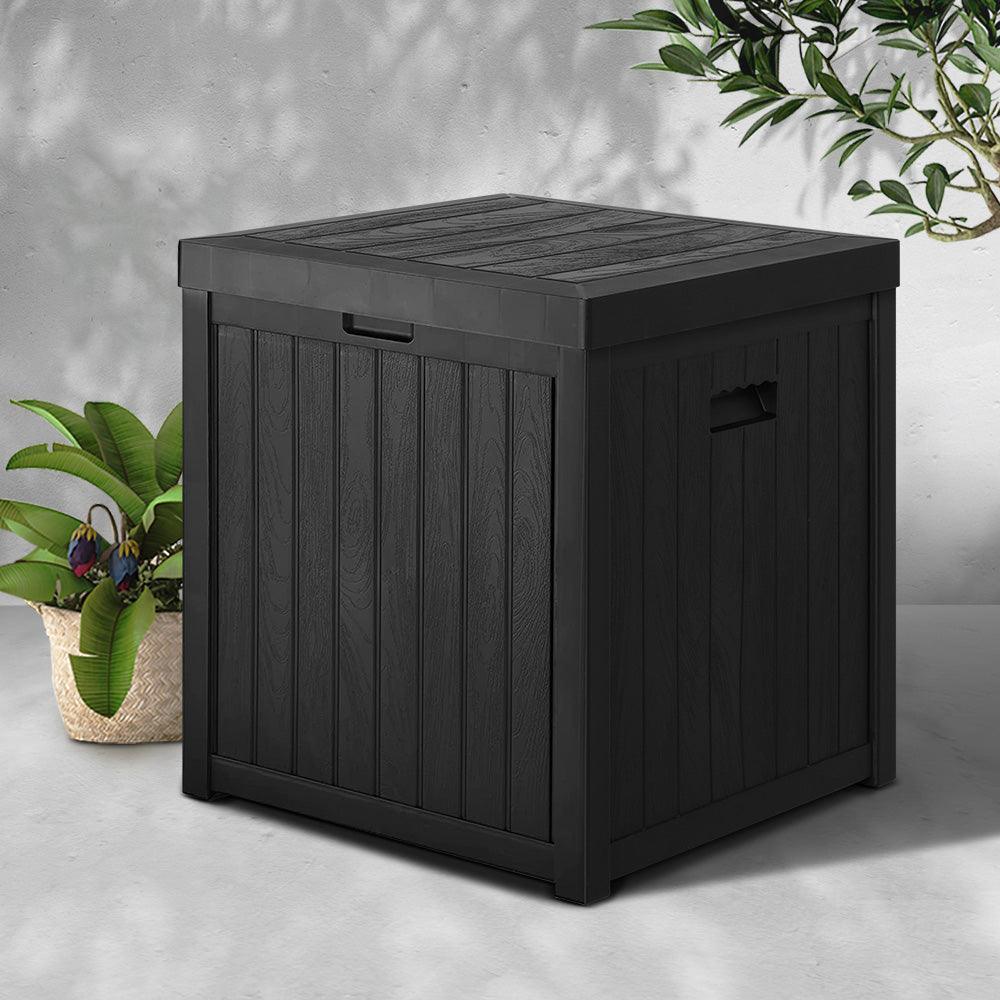 Gardeon Outdoor Storage Box 195L Bench Seat Garden Deck Toy Tool Sheds - John Cootes