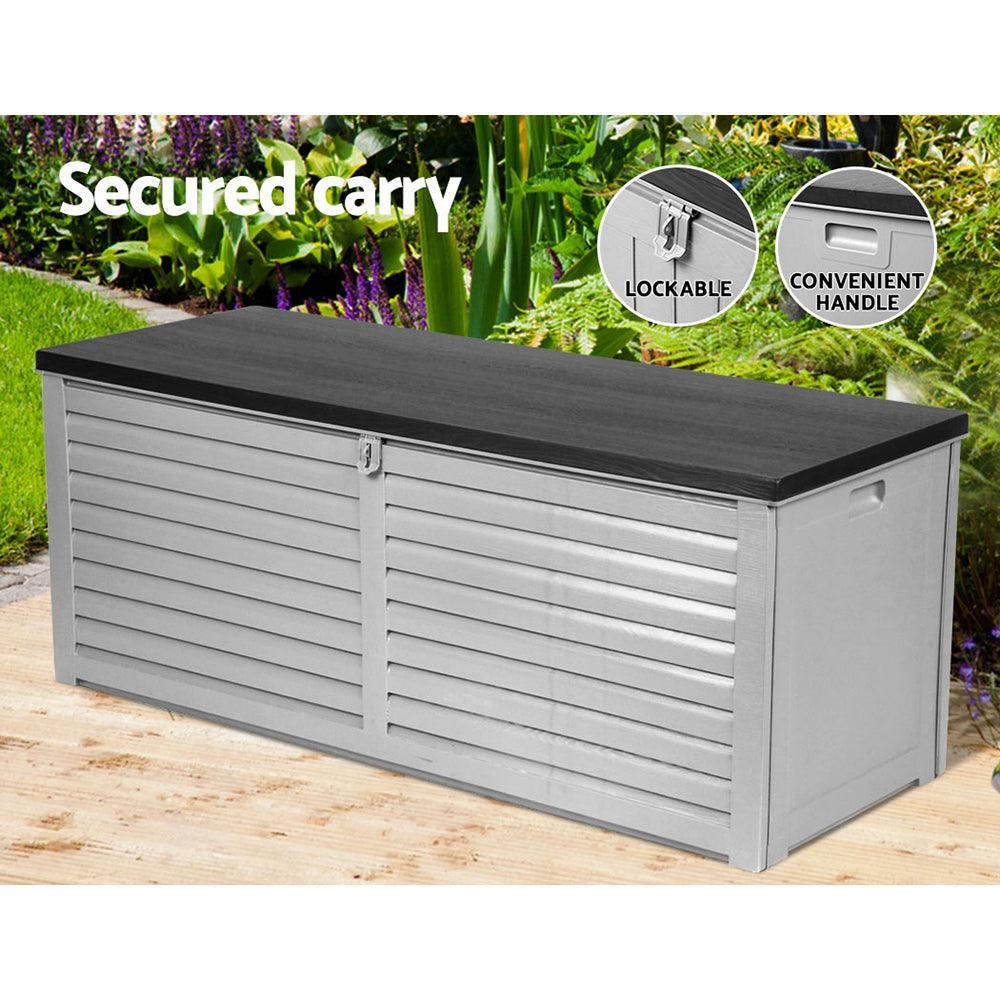 Gardeon Outdoor Storage Box Bench Seat 390L - John Cootes