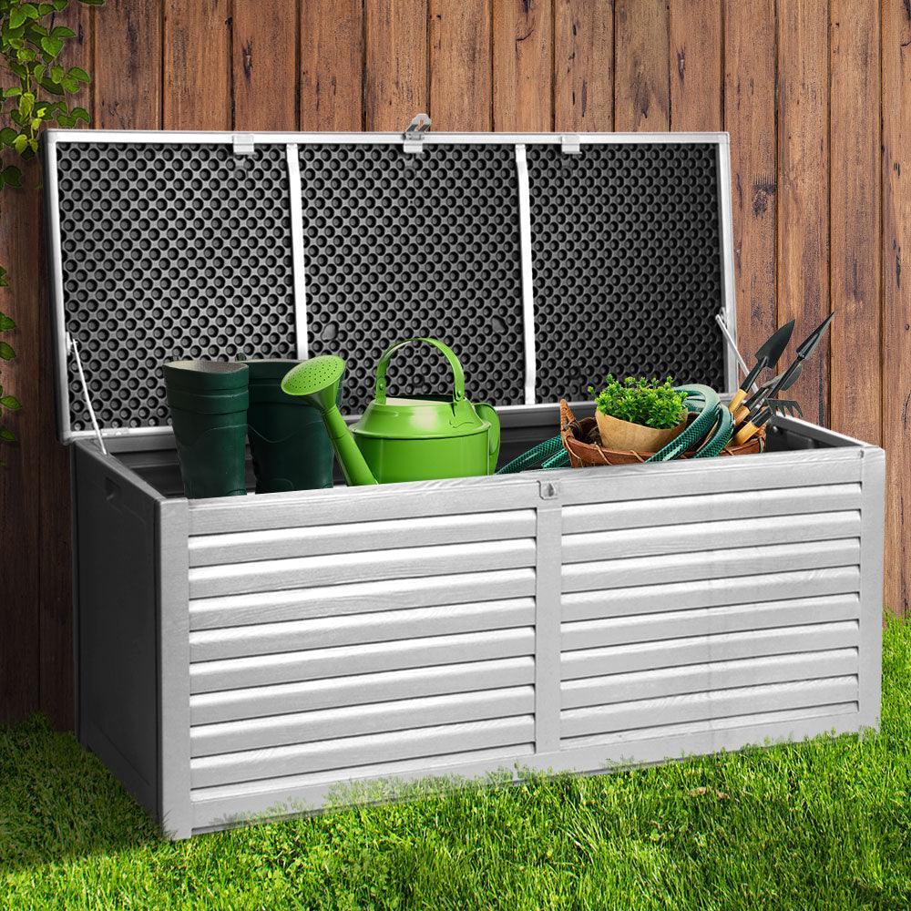 Gardeon Outdoor Storage Box Bench Seat 390L - John Cootes