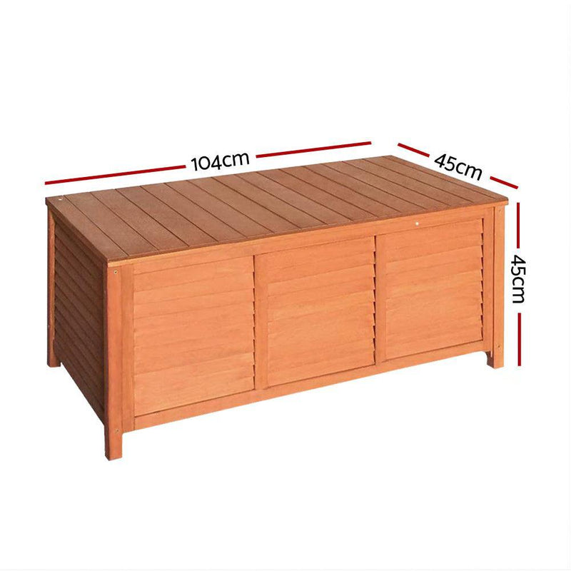 Gardeon Outoor Fir Wooden Storage Bench - John Cootes