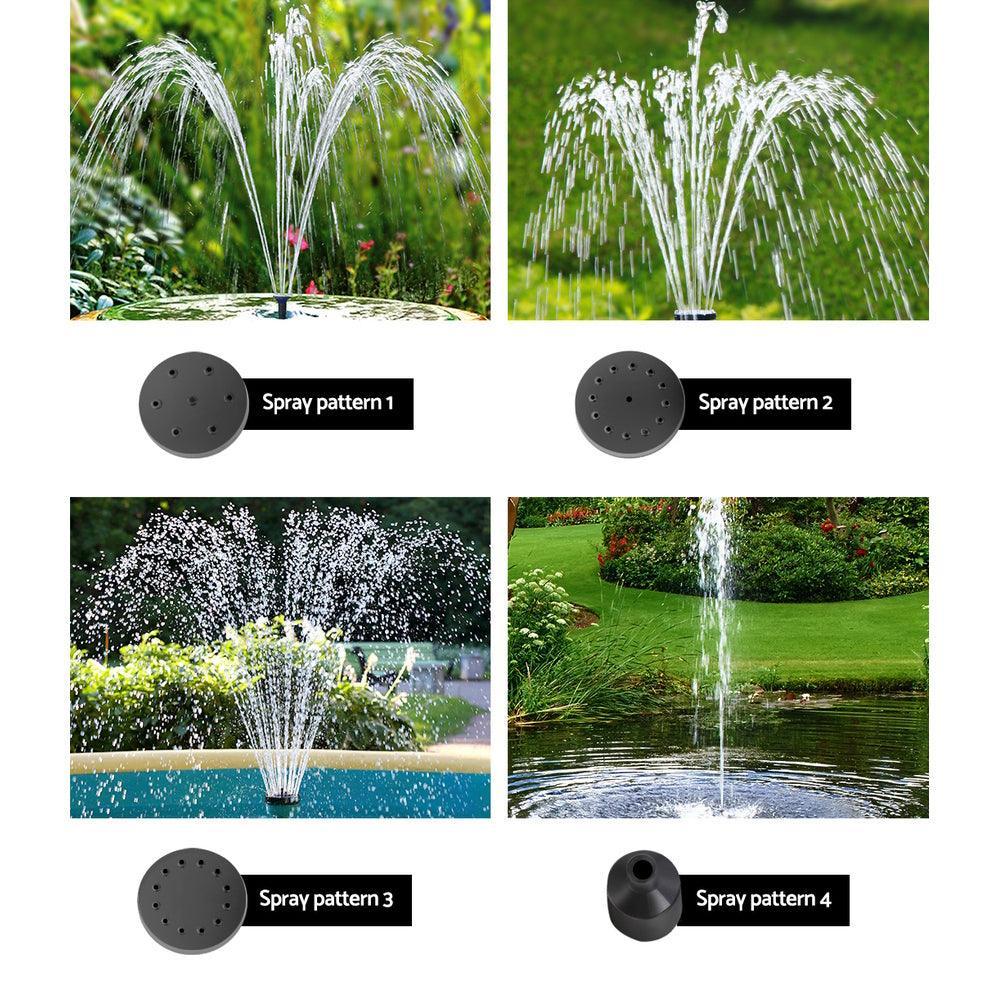 Gardeon Solar Pond Pump with Battery Kit Solar Powered Garden Water Fountain - John Cootes