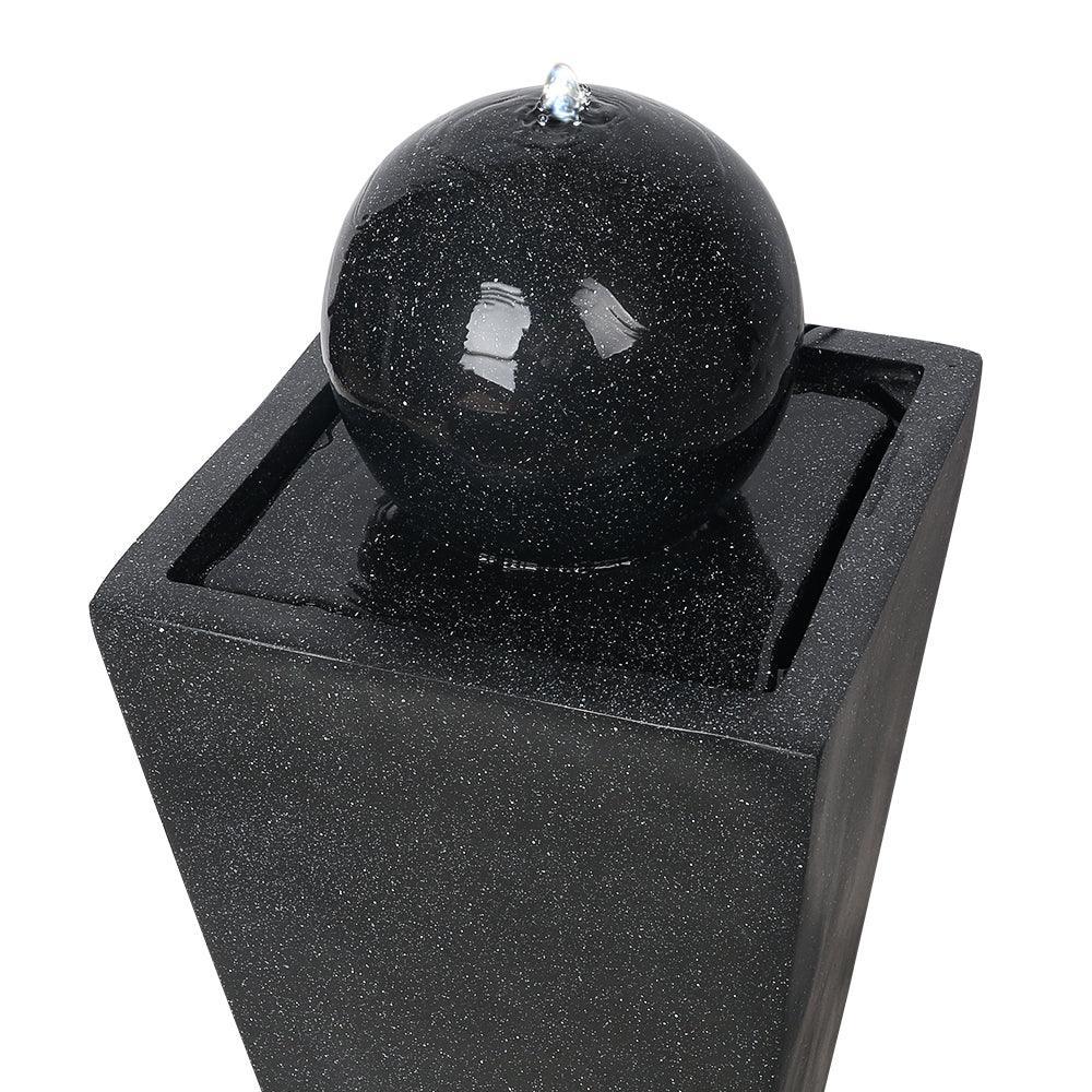 Gardeon Solar Powered Water Fountain - Black - John Cootes