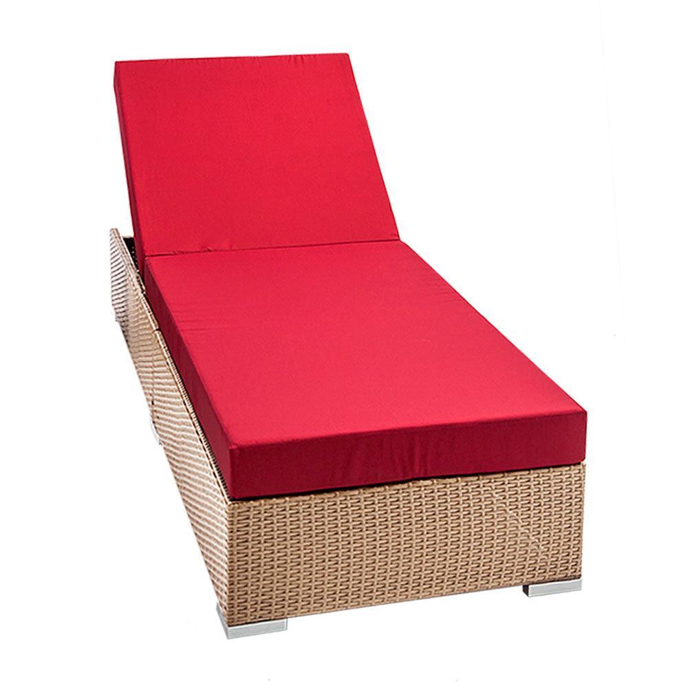 Gardeon Sun Lounge Wicker Lounger Outdoor Furniture Rattan Garden Day Bed Sofa Brown - John Cootes