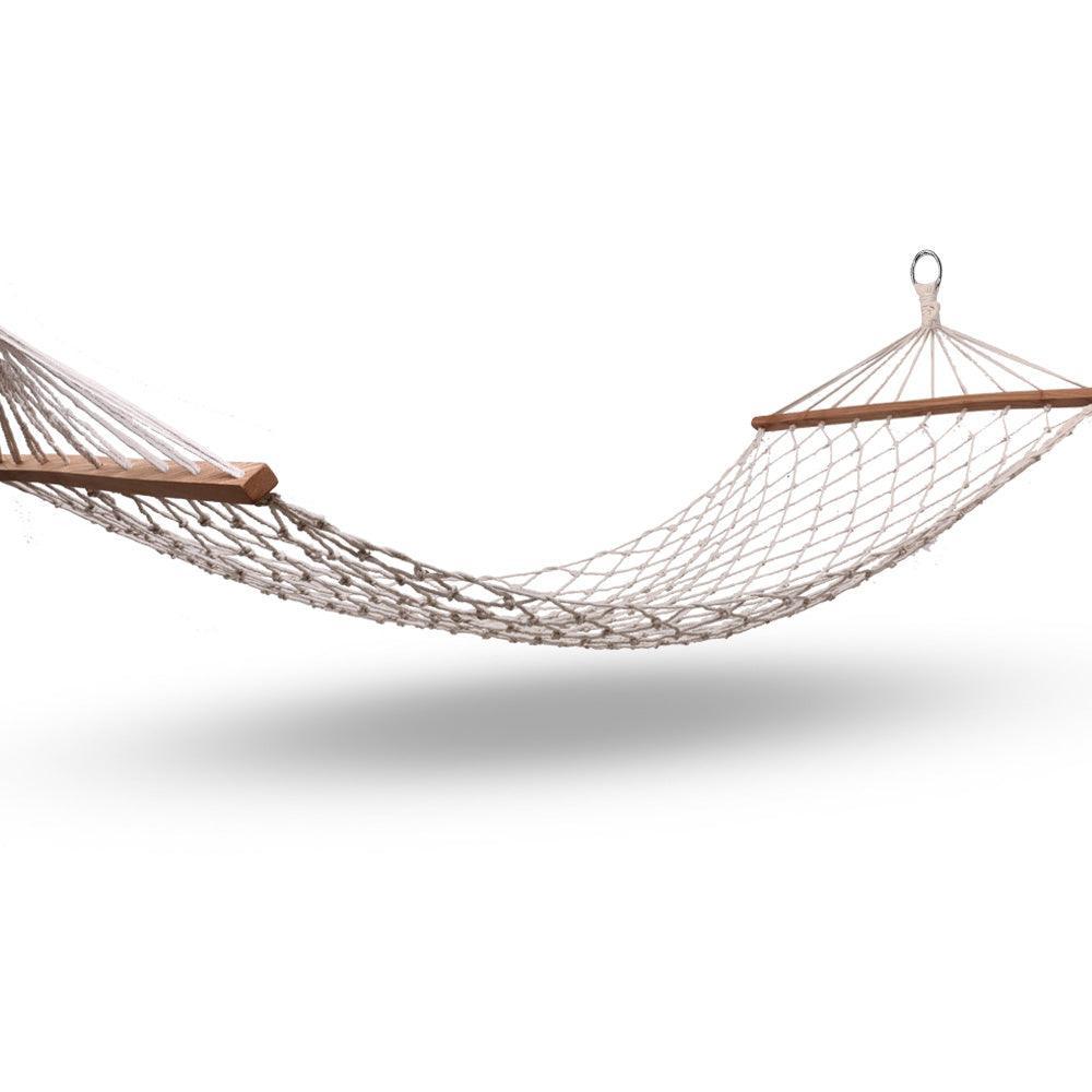 Gardeon Swing Hammock Bed Cream - John Cootes