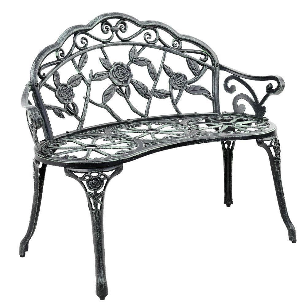 Gardeon Victorian Garden Bench - Green - John Cootes