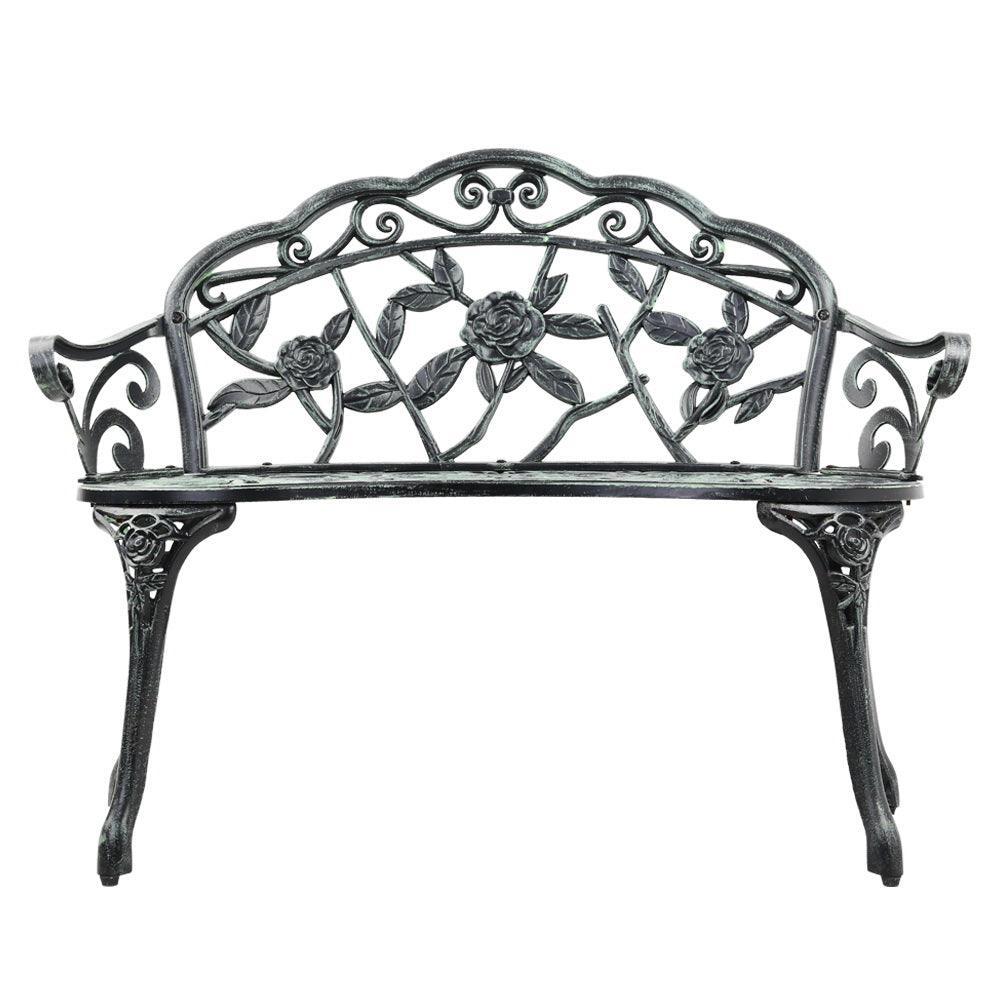 Gardeon Victorian Garden Bench - Green - John Cootes