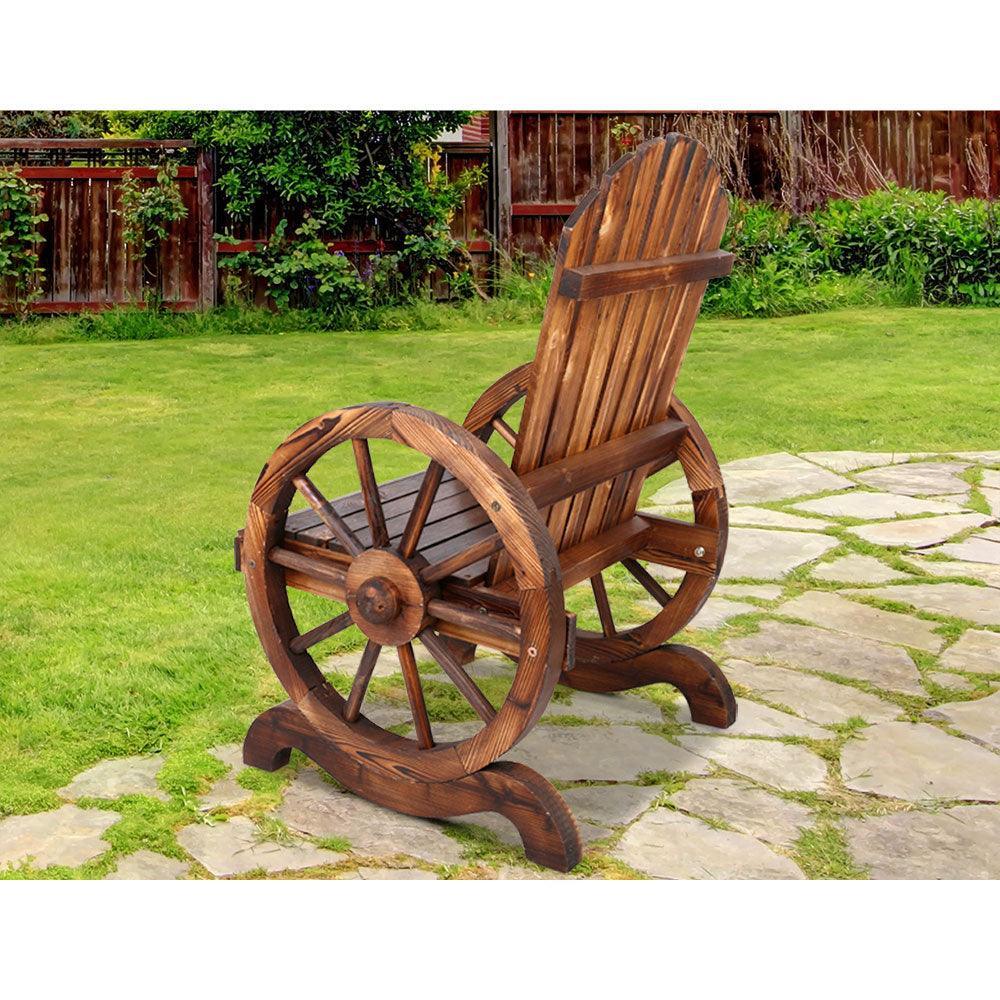 Gardeon Wooden Wagon Chair Outdoor - John Cootes