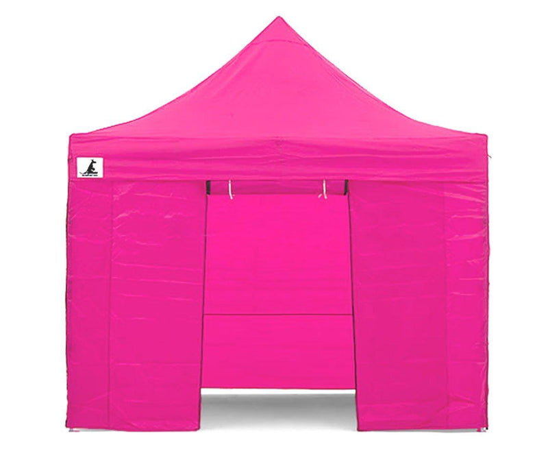 Gazebo Tent Marquee 3x3 PopUp Outdoor Wallaroo Pink - John Cootes