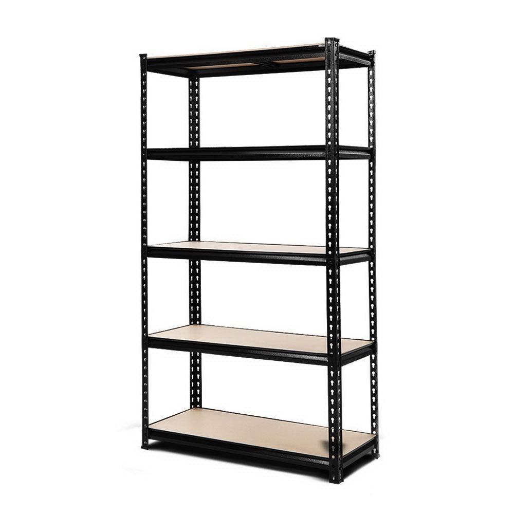 Giantz 1.5M Warehouse Racking Rack Storage Shelf Organiser Industrial Shelving Garage Kitchen Store Shelves Steel - John Cootes