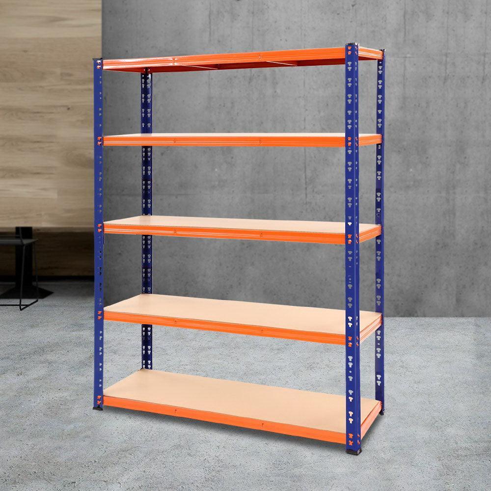 Giantz 1.8M Warehouse Racking Shelving Storage Shelf Garage Shelves Rack Steel - John Cootes