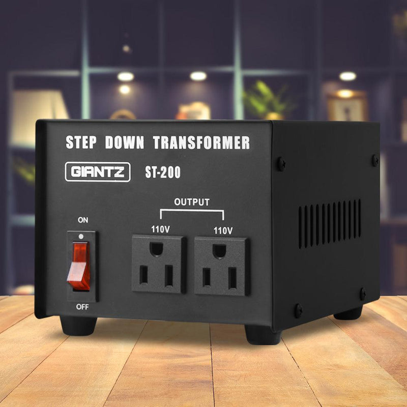 Giantz 200 Watt Step Down Transformer - John Cootes