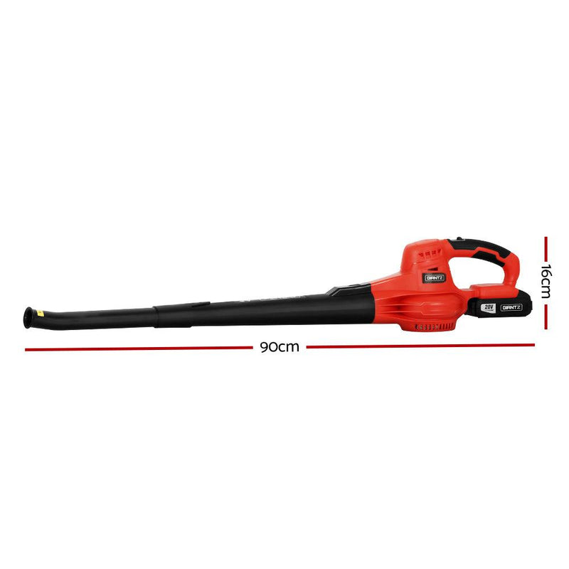 Giantz 20V Cordless Leaf Blower Garden Lithium Electric Battery Nozzles 2-Speed - John Cootes