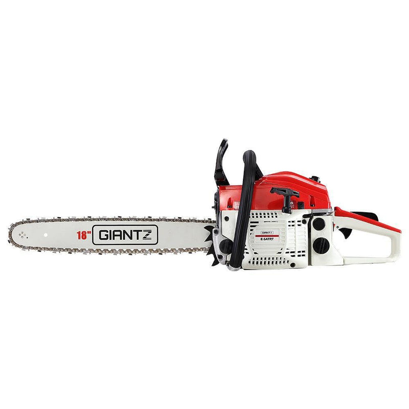 GIANTZ 45CC Petrol Commercial Chainsaw Chain Saw Bar E-Start Pruning - John Cootes