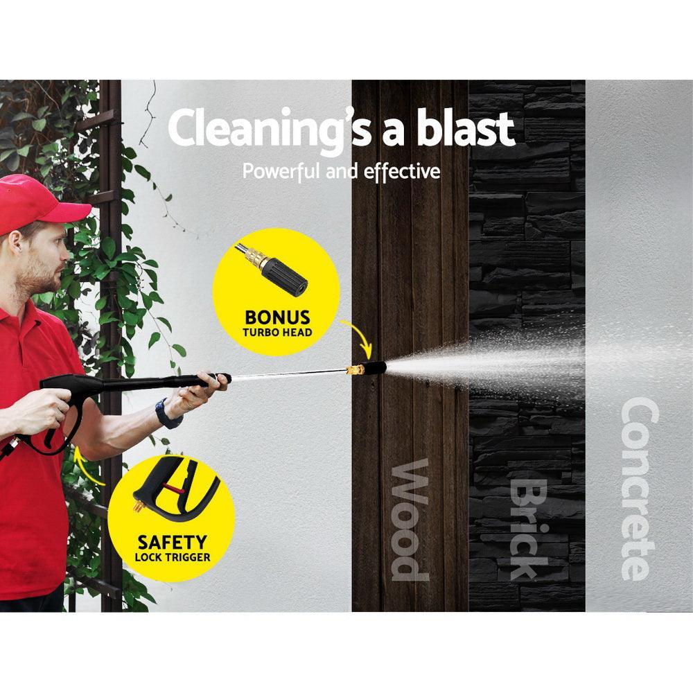 Giantz 4800PSI 20M Petrol High Pressure Cleaner Washer Water Jet Hose Gurney - John Cootes